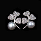 Elegant Star Shaped Pearl 925 Sterling Silver Stud Earrings For Girls