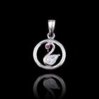 Flower 925 CZ Pendant / Personalized Sterling Silver Iced Out Pendants